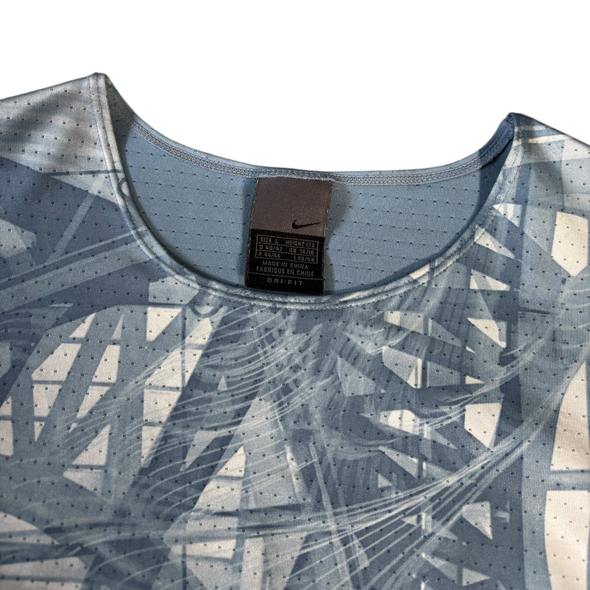 Nike 00’s Women’s Perforated Print Vest Size 10/12 | 10/12, Multicoloured
