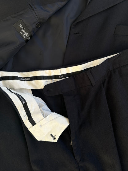 Yves Saint Laurent Pour Homme Pure Wool Single Breasted Suit - 48L/W36