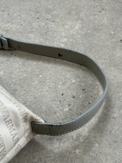 Emporio Armani 2000s Monogram Baguette Shoulder Bag