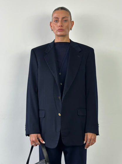 Pull x Loro Piana Brushed Wool Single Breasted Blazer - L