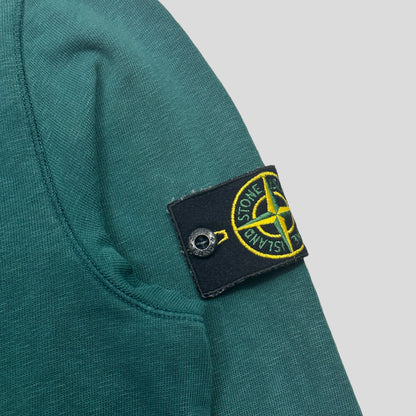 Stone Island SS19 Jade Green Zip-up Hoodie - S