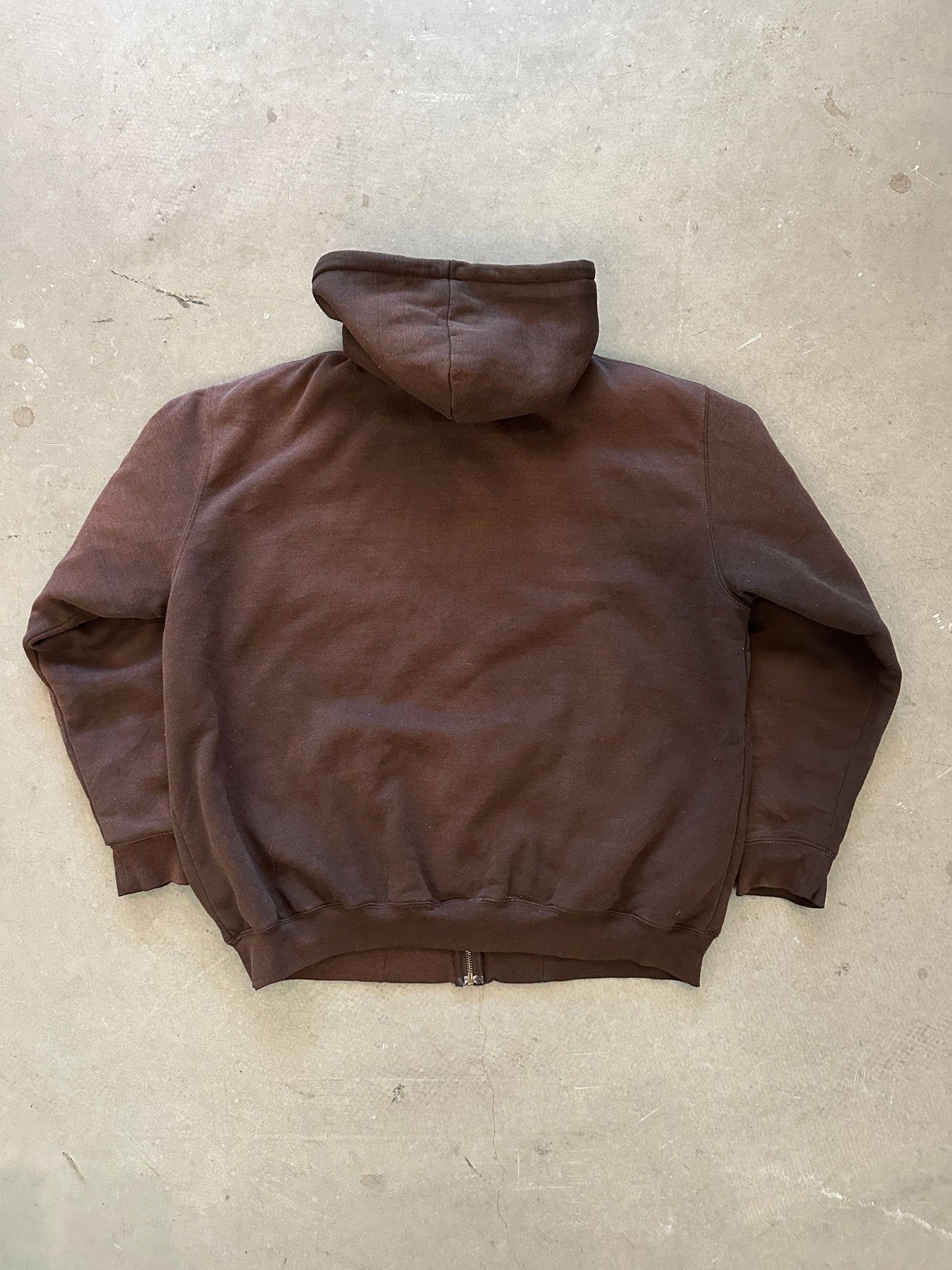 1990’s Carhartt Lined Hoodie - XL | Brown, Red