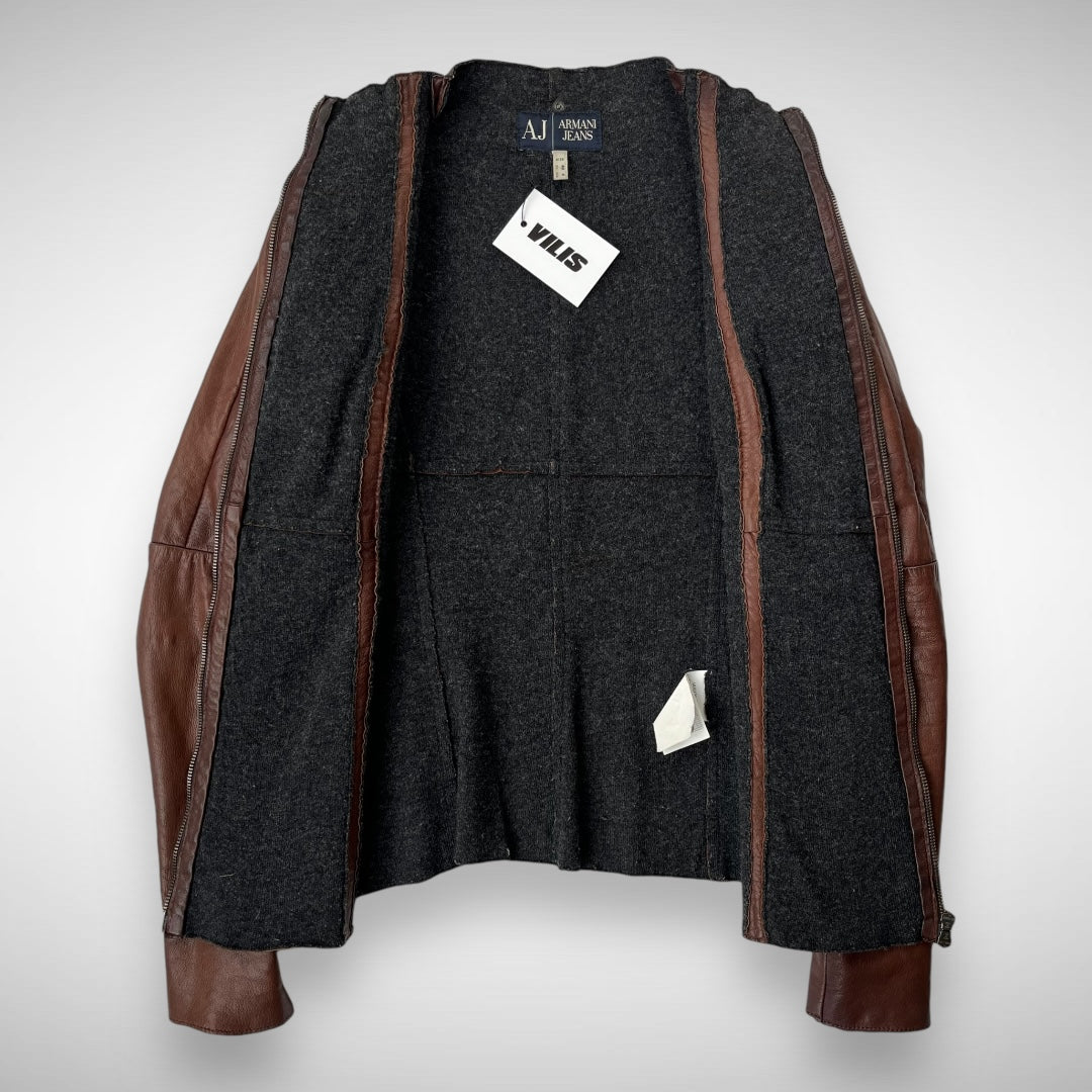 Armani Leather Caffe Jacket ‘Sample’ (2000s)