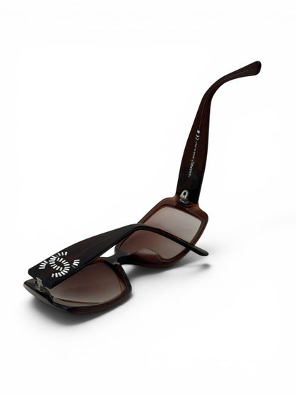 2000s Chanel CC Sunglasses | O/S, Brown