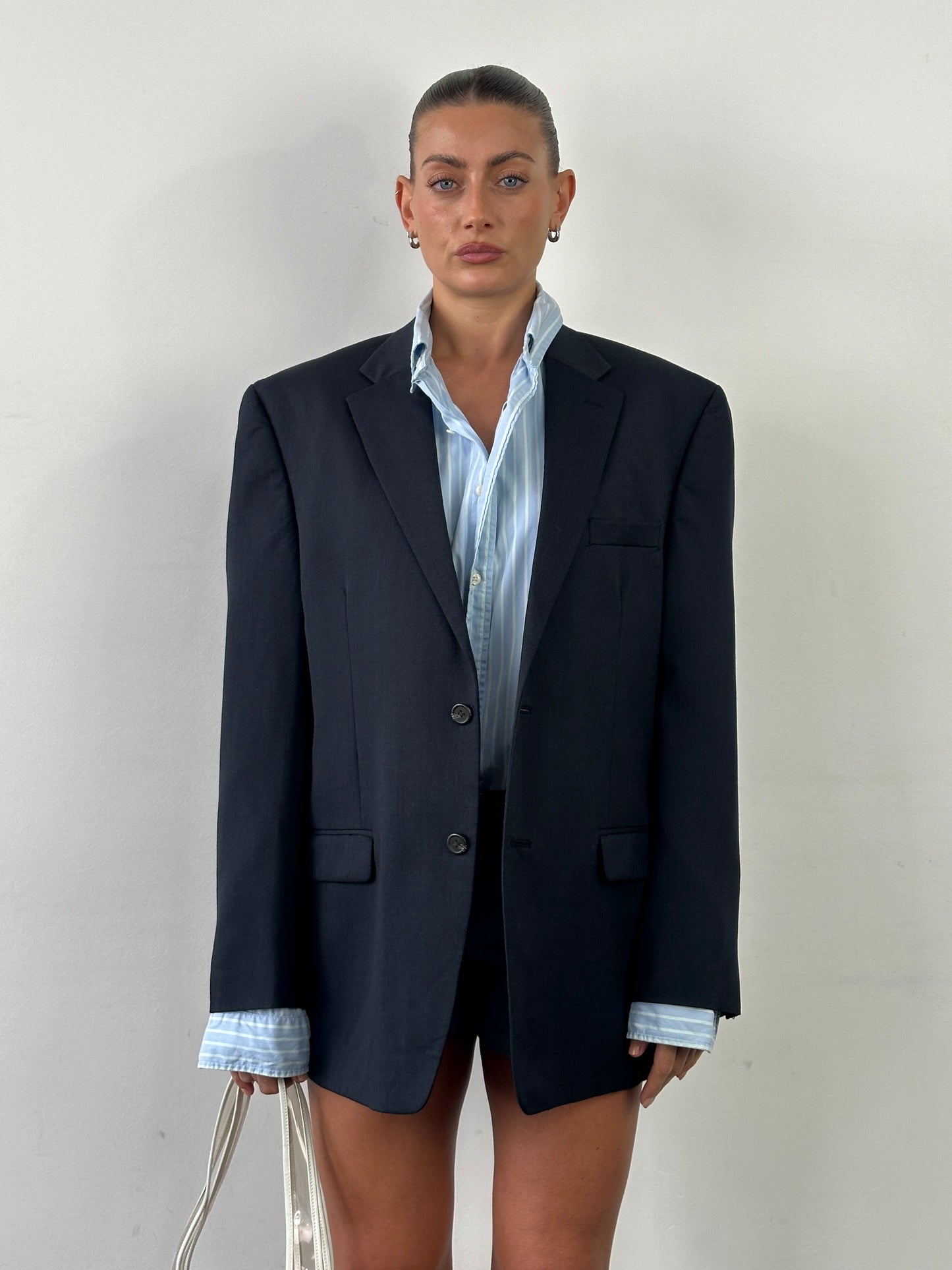 Chaps Ralph Lauren Pure Wool Single Breated Blazer - 44R/XL