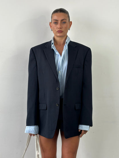 Chaps Ralph Lauren Pure Wool Single Breated Blazer - 44R/XL