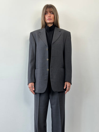 Yves Saint Laurent Wool Single Breasted Suit - 40R/W32