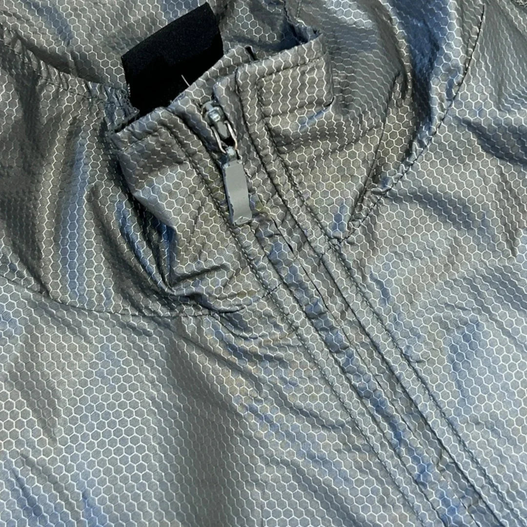 Quicksilver 2000's Shimmer Patterned Body Warmer Gilet M/L