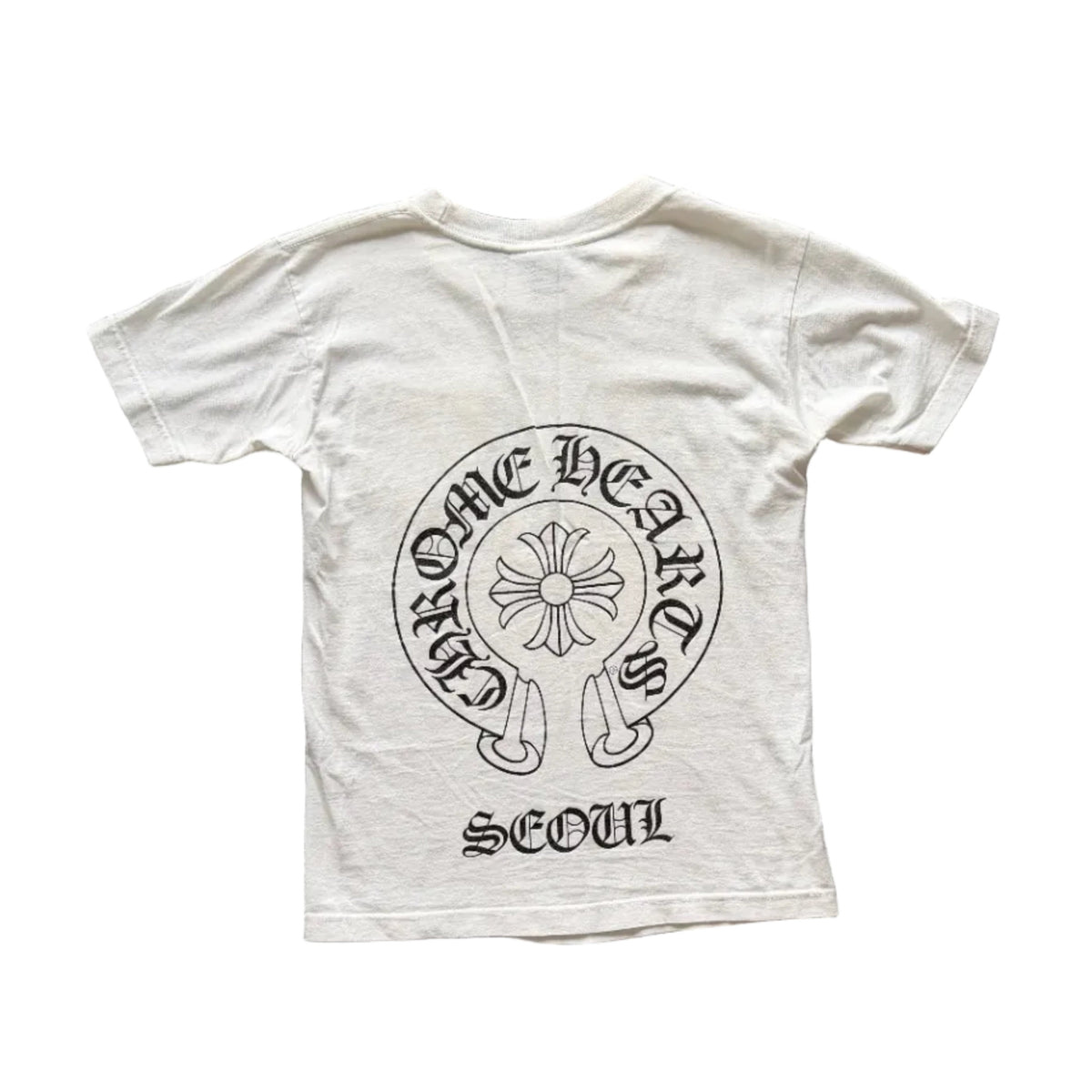 Chrome Hearts Seoul Exclusive Horeshoe Logo Tee | Small, White