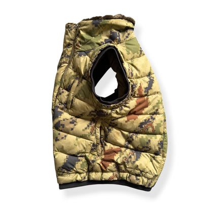 2000's Maharishi Digi Camo Asymmetric Zip Gilet (S) | Small, Brown