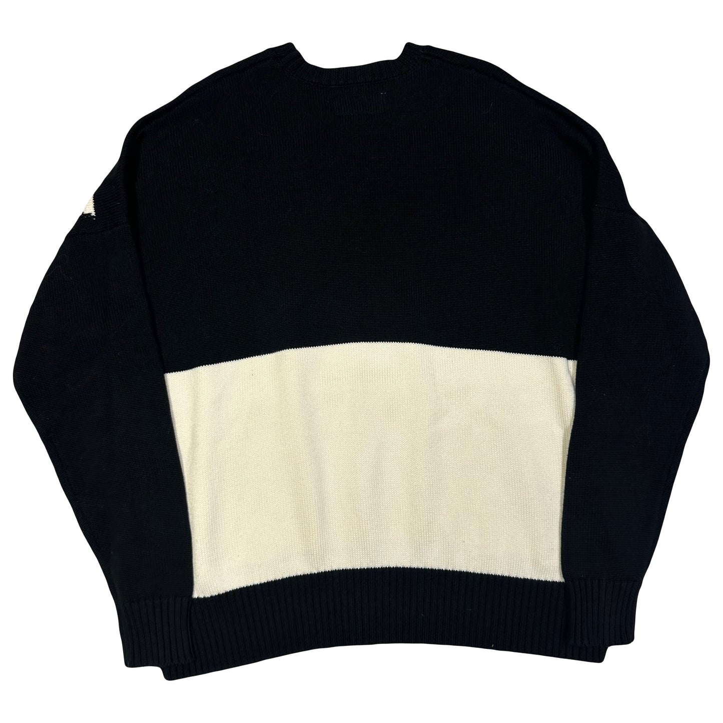 Avirex Spellout Knitted Sweatshirt In Black ( M )