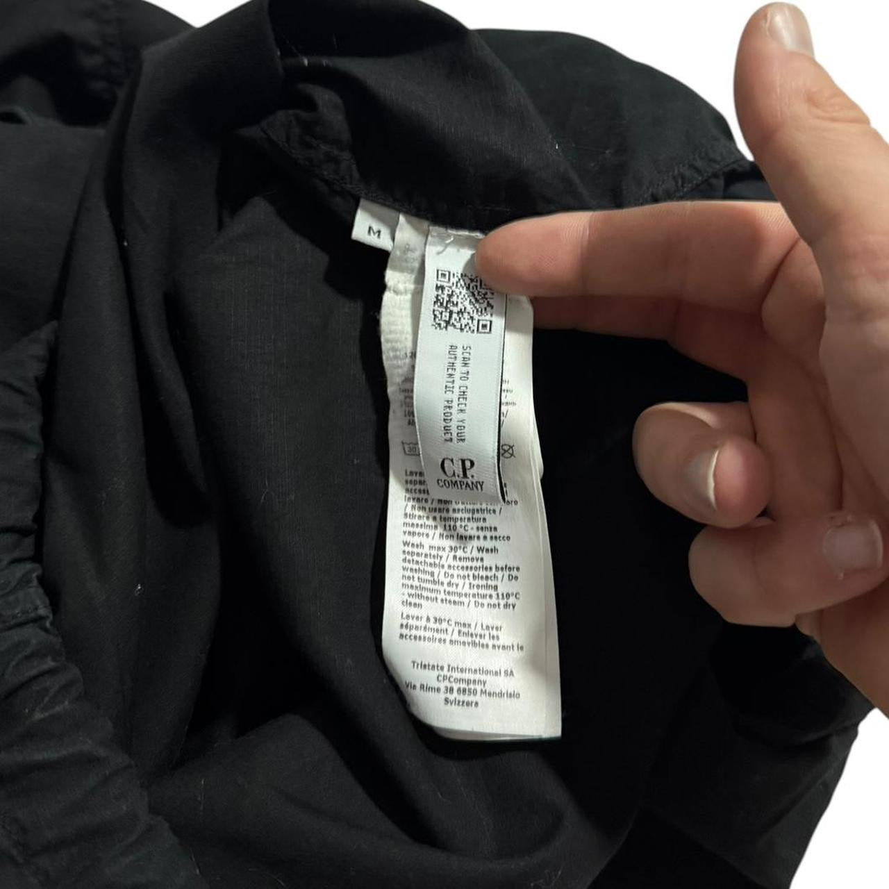 CP Company Pullover Cotton Jacket | Medium, Black