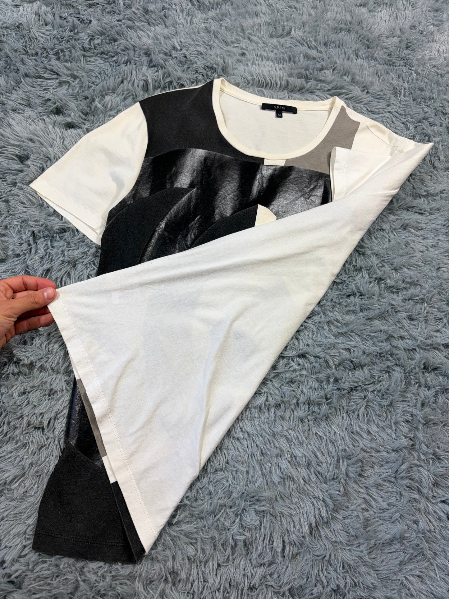 Gucci by Frida Giannini 2009 Giant GG Logo Colourblock T-Shirt - M | O/S, Multicoloured