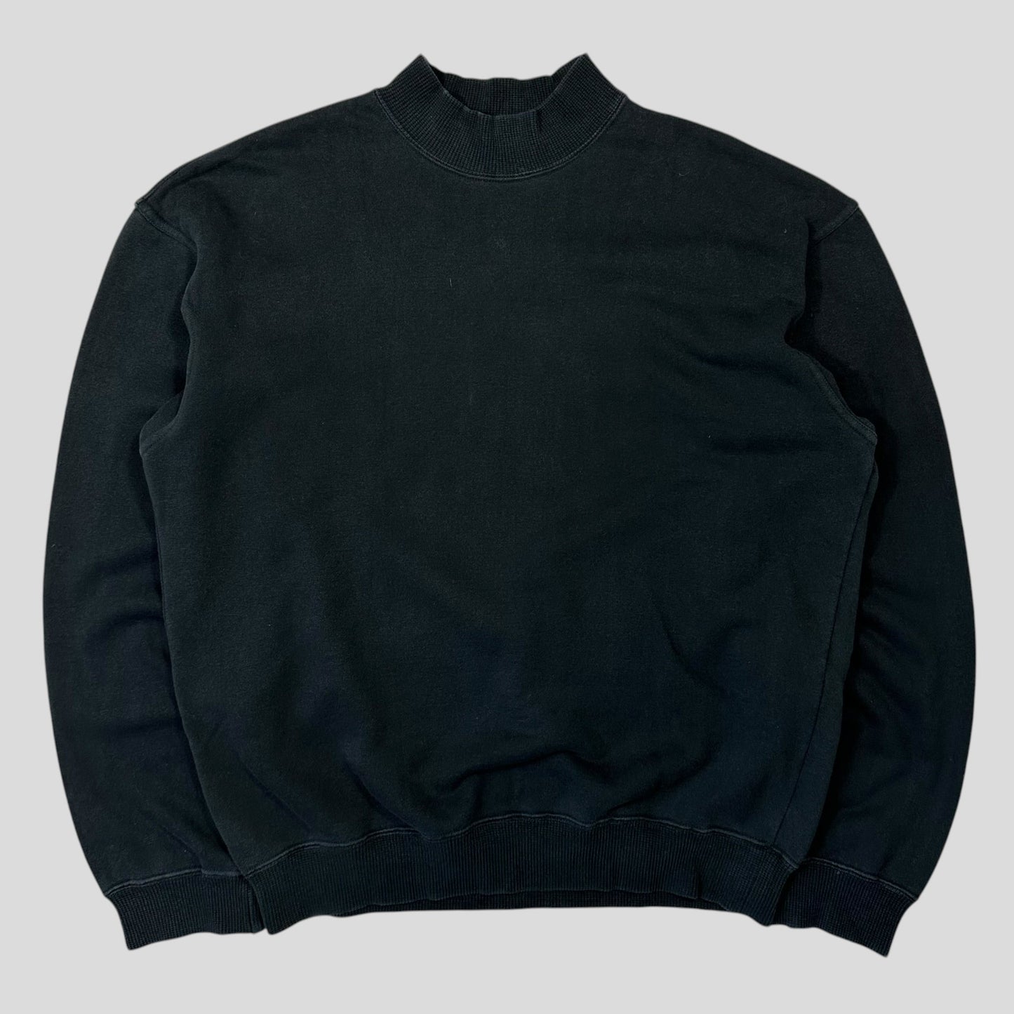 Issey Miyake 1993 Staff Spellout Logo Boxy Crewneck Jumper - M | Default Title, Navy