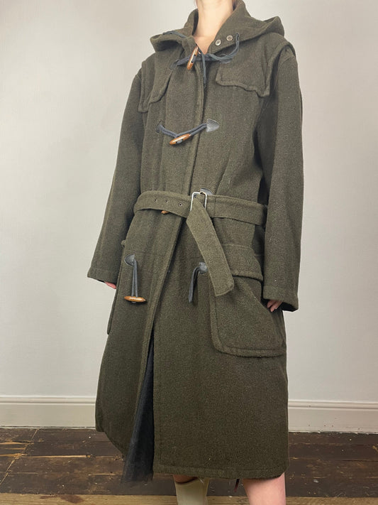 Jean Paul Gaultier Junior F/W 1990 wool duffle coat | Green, Green
