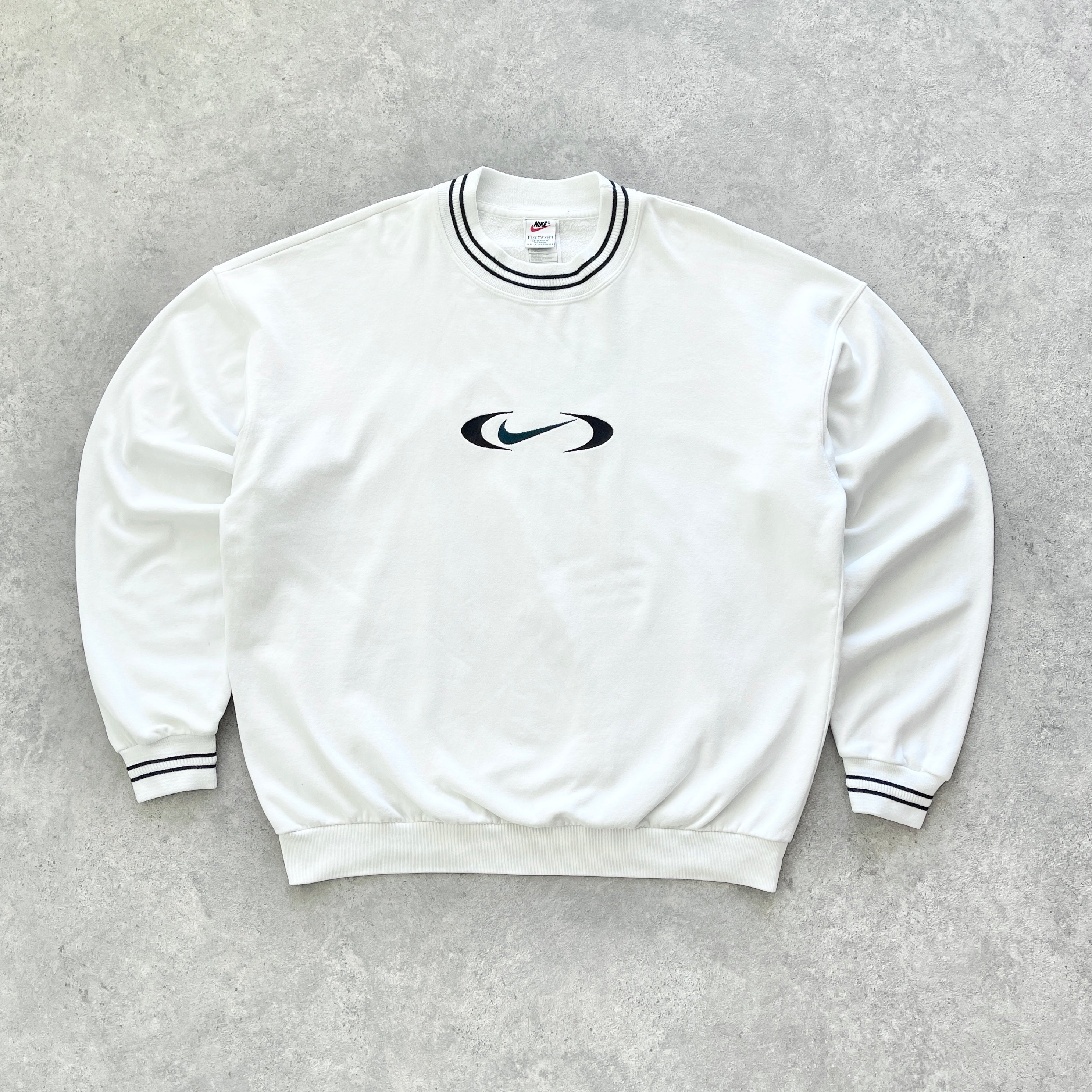 nike rare 90s embroidered sweatshirt