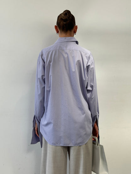 Yves Saint Laurent Pour Homme 2000s Cotton Logo Dress Shirt - XL