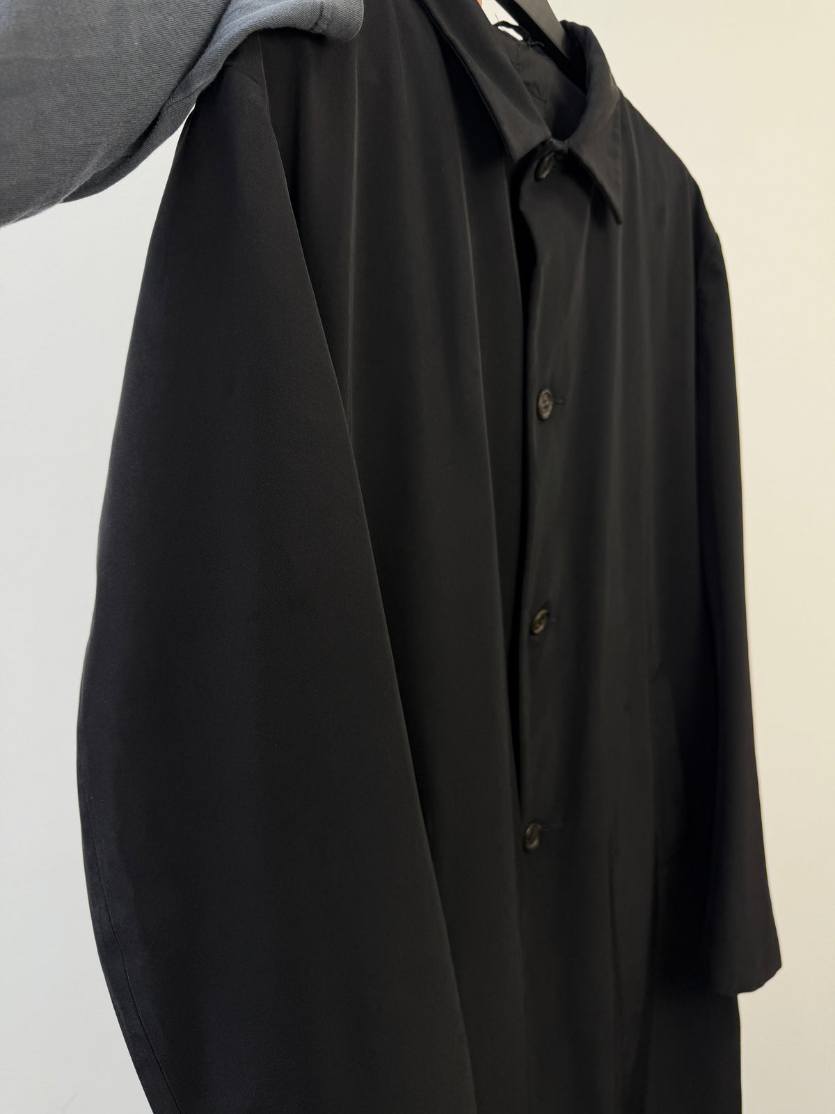 Prada 90s Trench Coat | O/S, Black