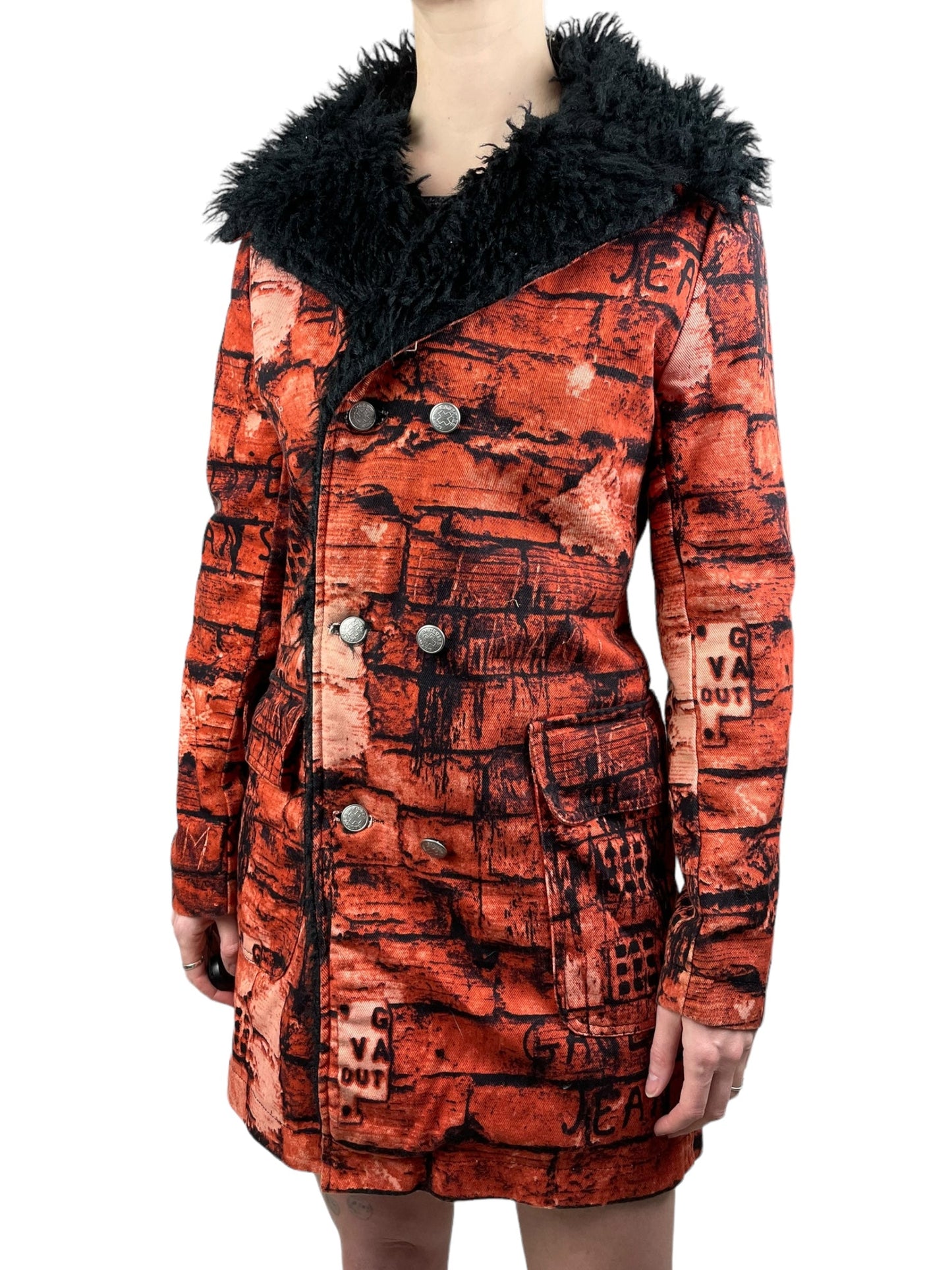 AW 1997 Jean Paul Gaultier Fight Racism coat