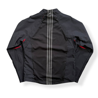 2003 Adidas Articulated Climacool Asymmetric Zip Pullover (M) | Default Title, Black
