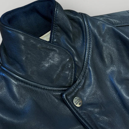 Chevignon 90's Leather Flight Jacket S/M