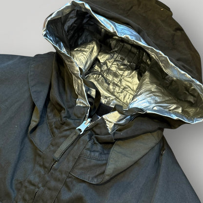 Stone Island AW/2003 Raso Gommato Metallic Cover Reversible "Spaceman" Parka XL