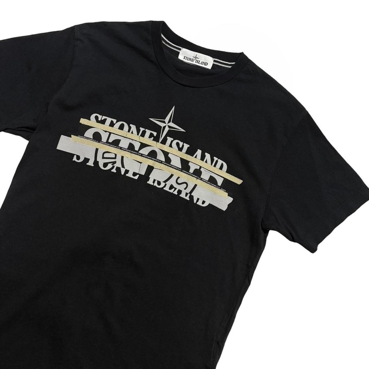 Stone Island Front Print T-Shirt | Small, TBD