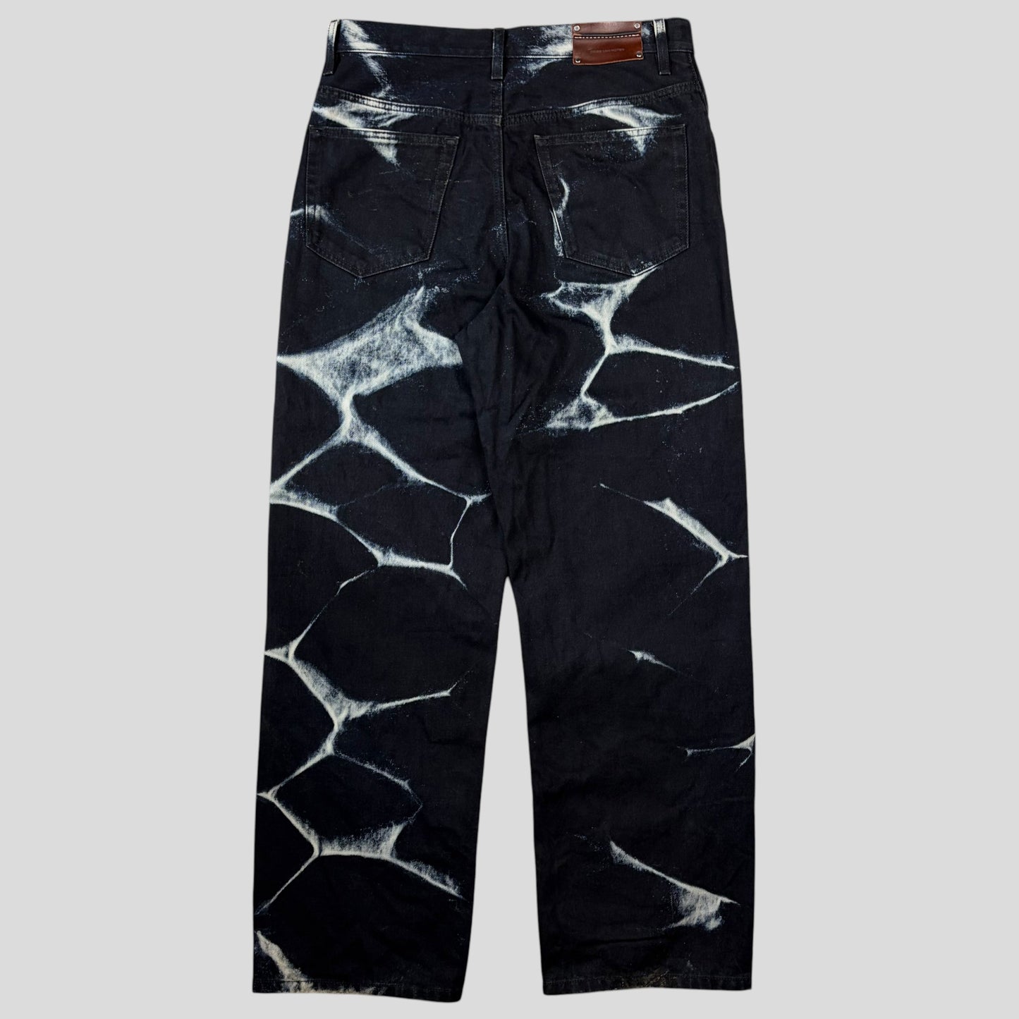 Dries Van Noten SS23 Pine Bleached Sublimation Baggy Jeans - 32-34 | O/S, Multicoloured