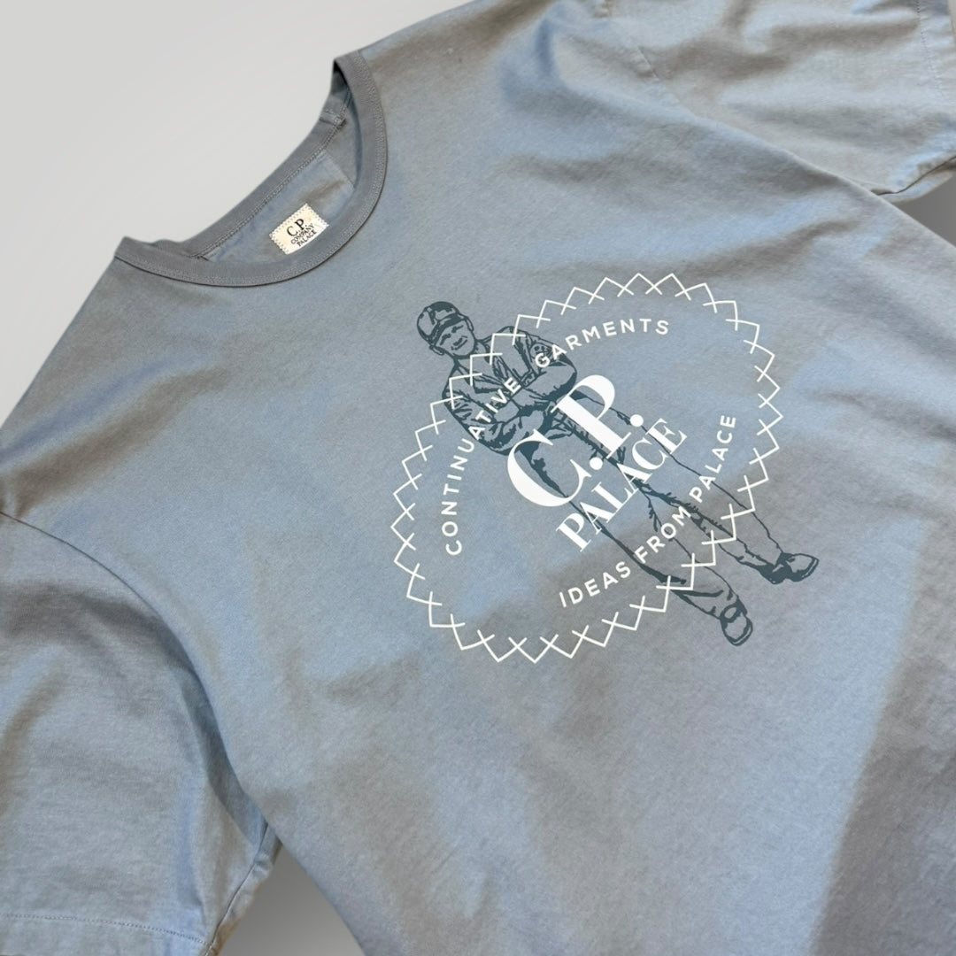 Palace x C.P. Company Mercerized Jersey 30/2 Twisted T-Shirt XL BNWT