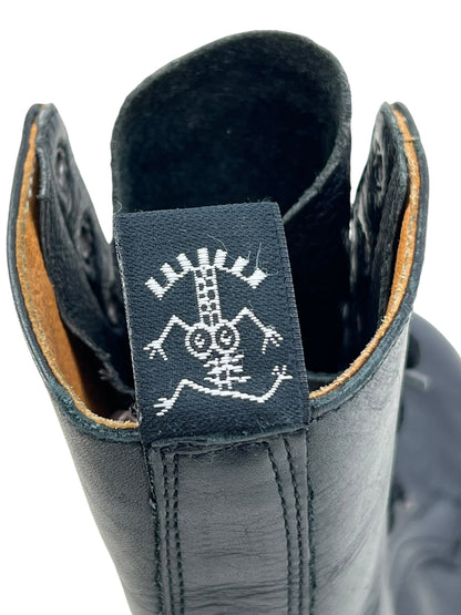 Tank Girl 1995 steel toe cap boots, film memorabilia | BLACK, Tan