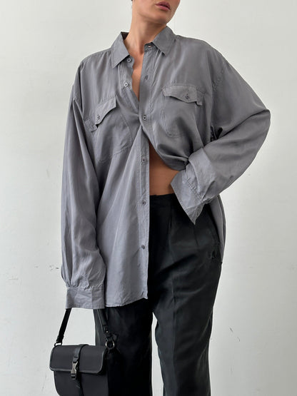 Vintage Pure Silk Shirt - XXL