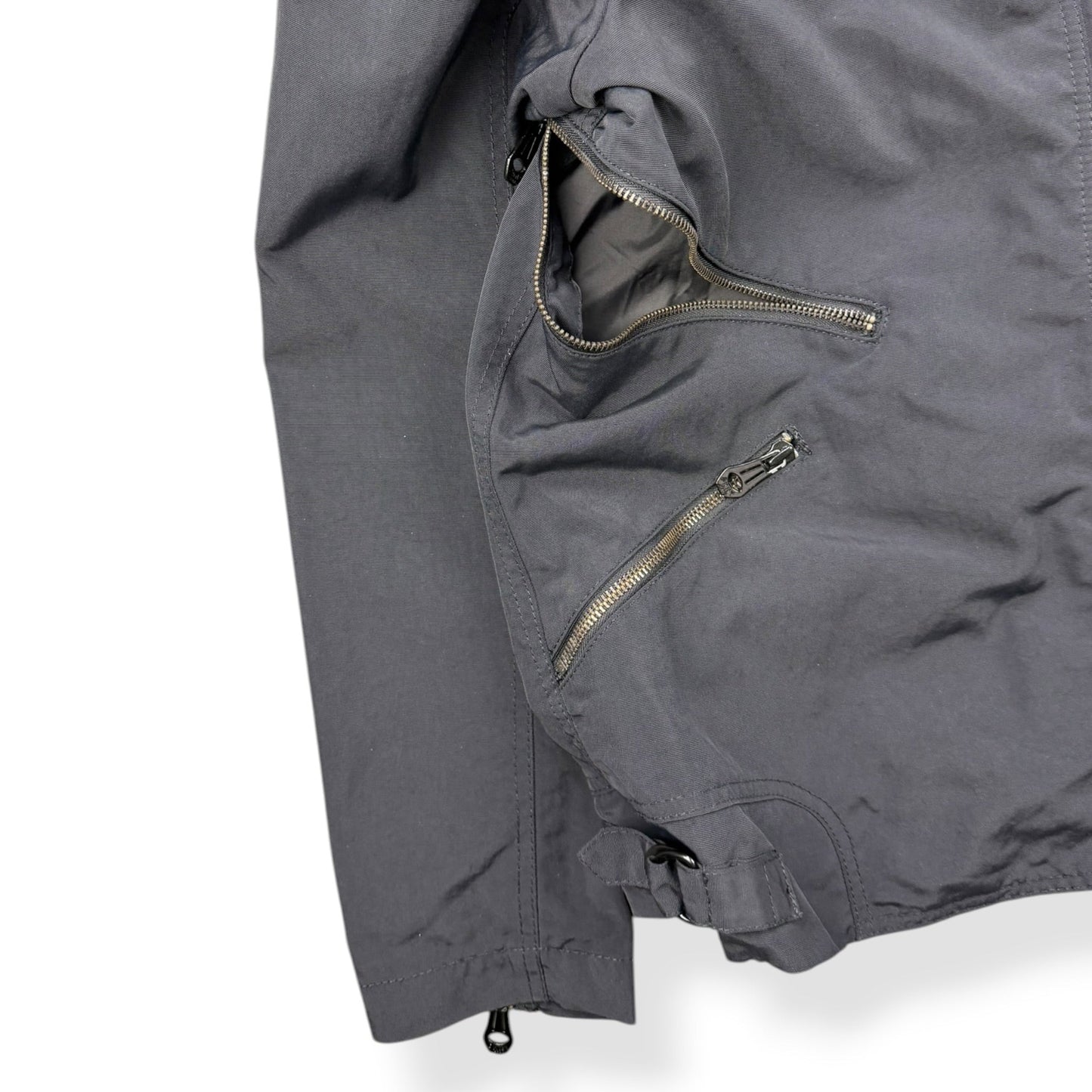 2000's DKNY Multizip Moto Jacket (L) | Default Title, Navy