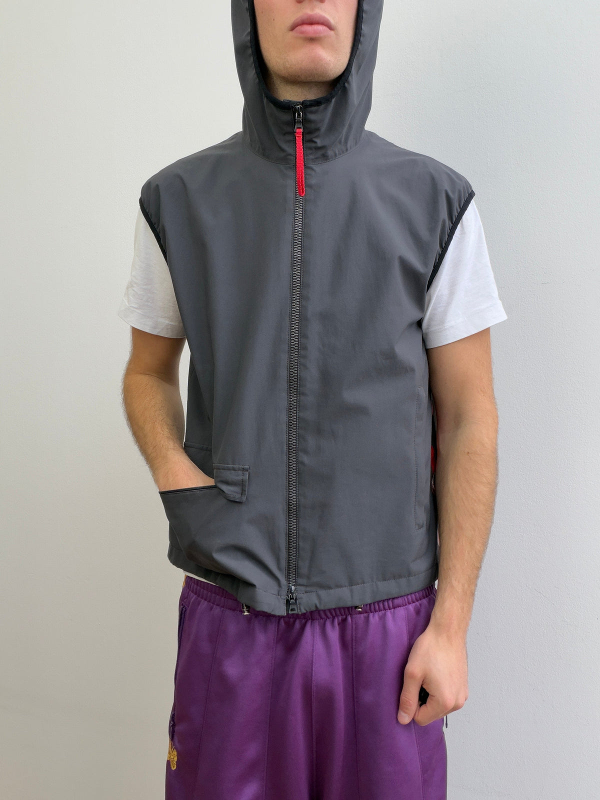 Prada SS99 Vest | O/S, Grey