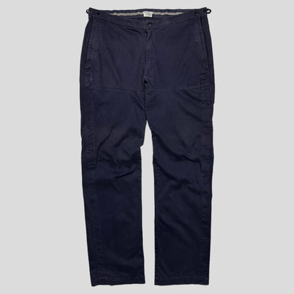Stone Island AW04 Heavy Cotton Spellout Carpenter Trousers - 36-40 | Default Title, Blue