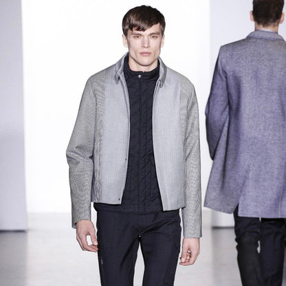 Calvin Klein Collection 2013 Runway Static Panelled Blouson Jacket - M | Default Title, Multicoloured