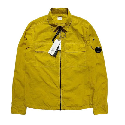 CP COMPANY CHROME LENS OVERSHIRT YELLOW