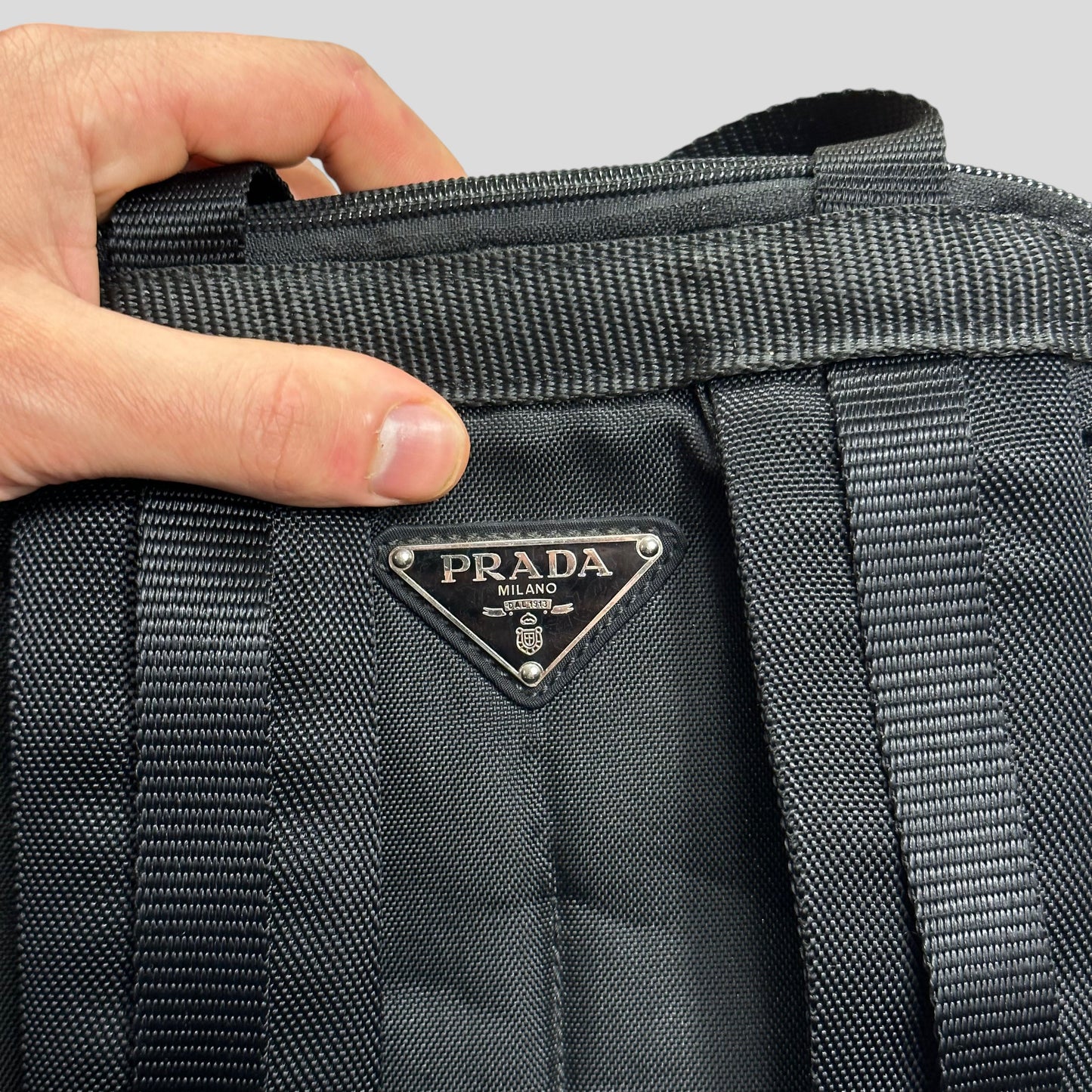 Prada Milano Nylon Multipocket Technical Backpack