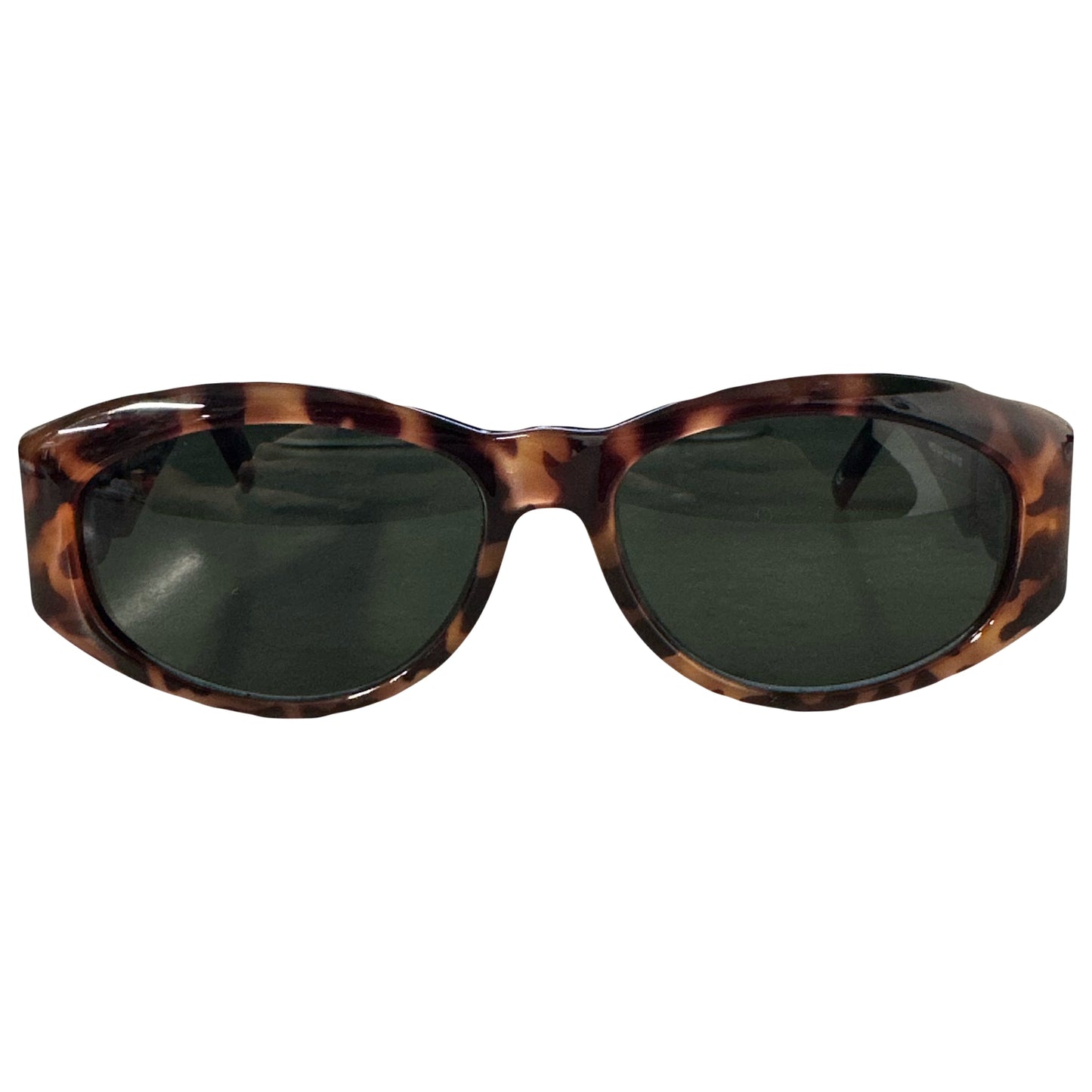 Versace 90s Medusa Head Sunglasses In Tortoise