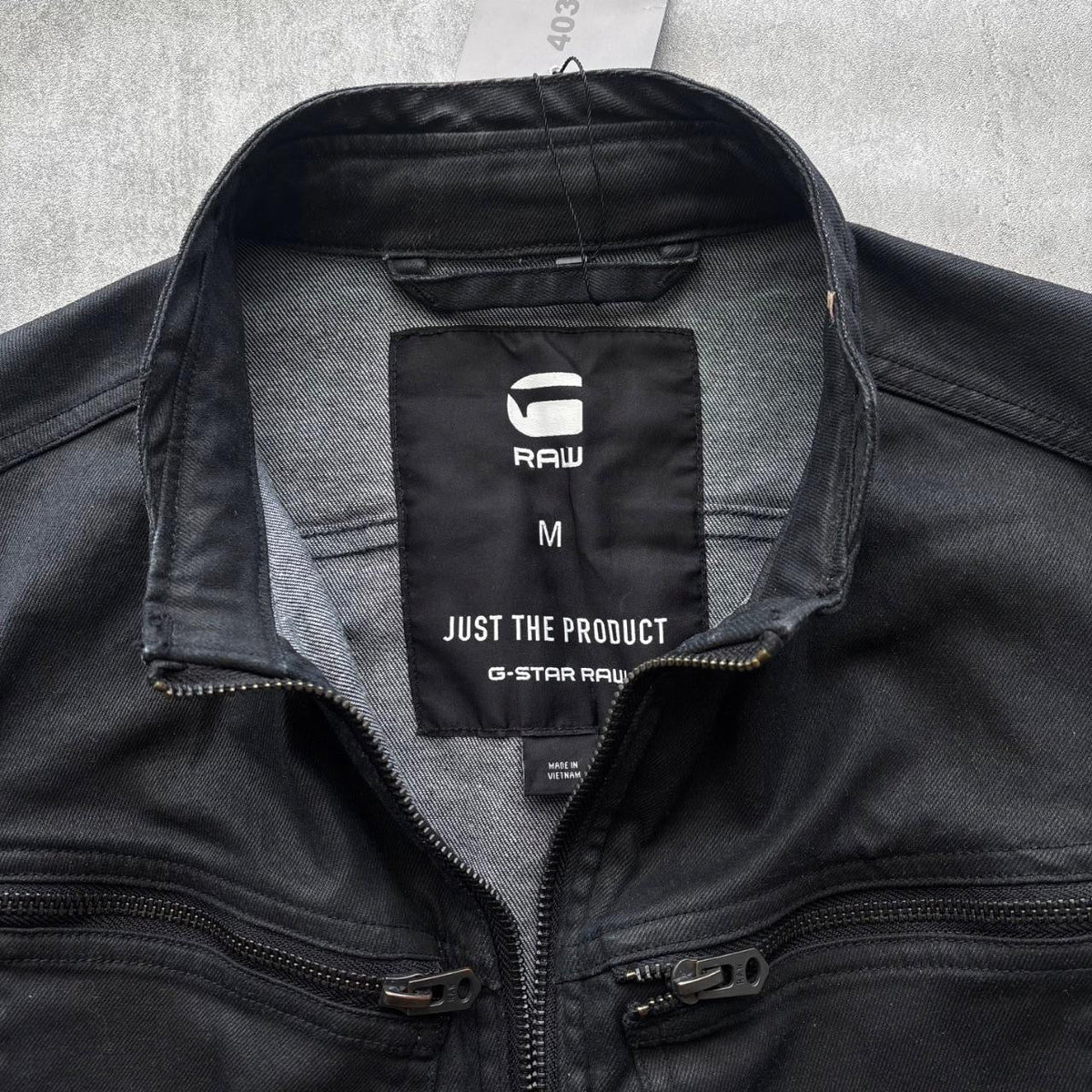 G-STAR WAXED JACKET | O/S, Black