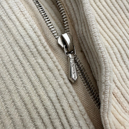 A/W1995 Cream 1/4 Zip Jumbo Corduroy Shirt