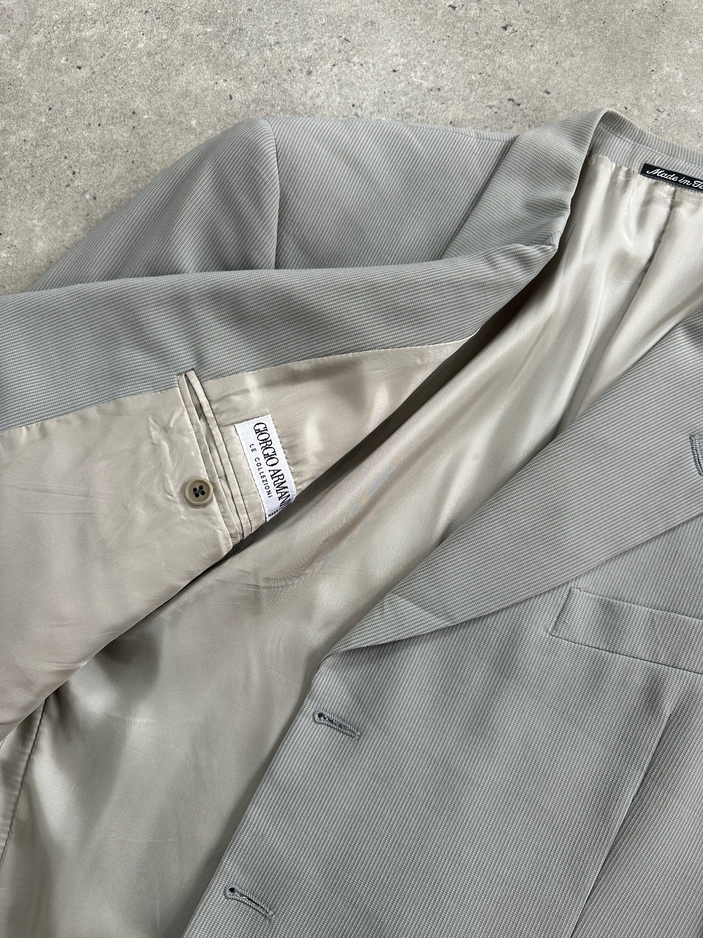 Giorgio Armani Le Collezioni 1990s Wool Single Breasted Blazer - 44R/XL