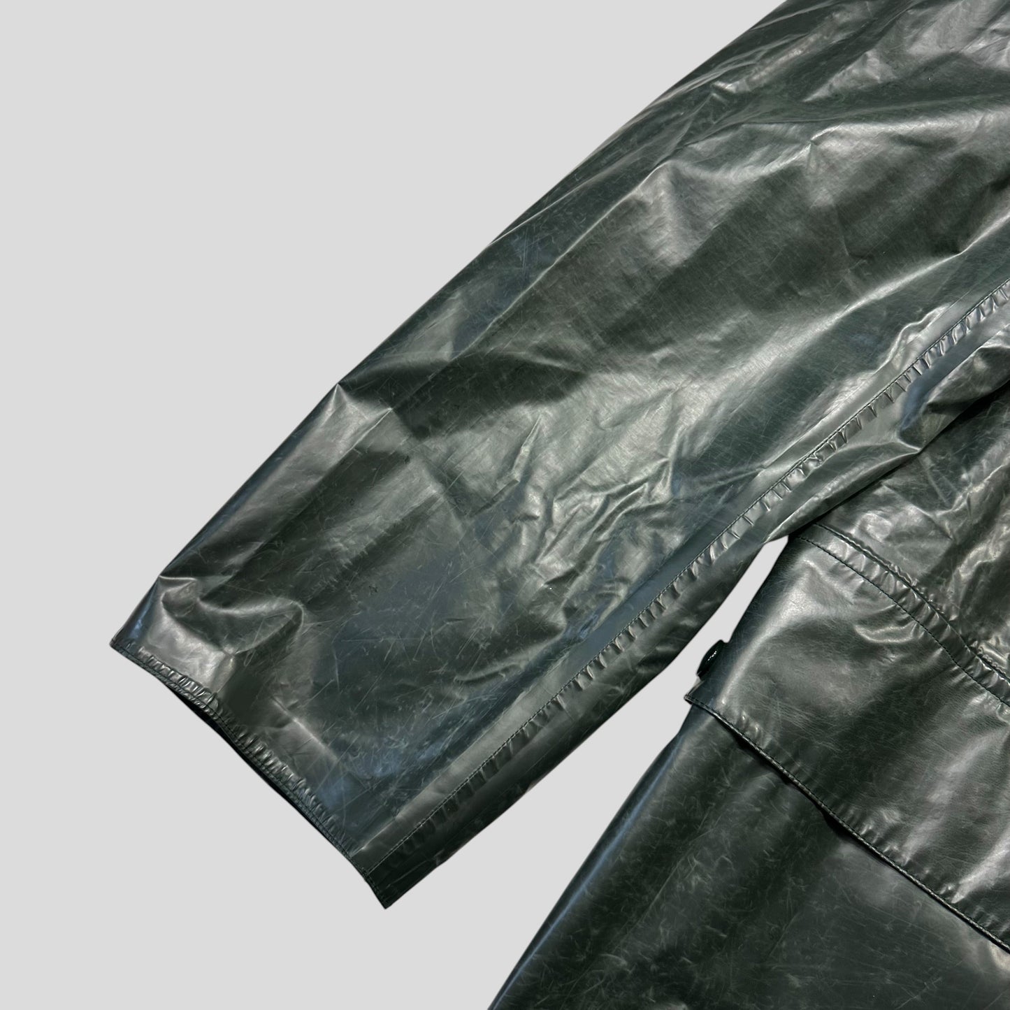 Prada Milano 2015 Taped Seam Toffee Wrapper Technical Jacket - IT50 | Default Title, Green