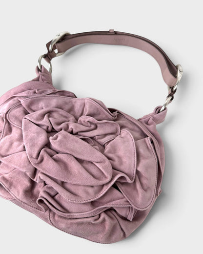 2003 Yves Saint Laurent YSL Rive Gauche Suede Nadja Handbag | O/S, Multicoloured