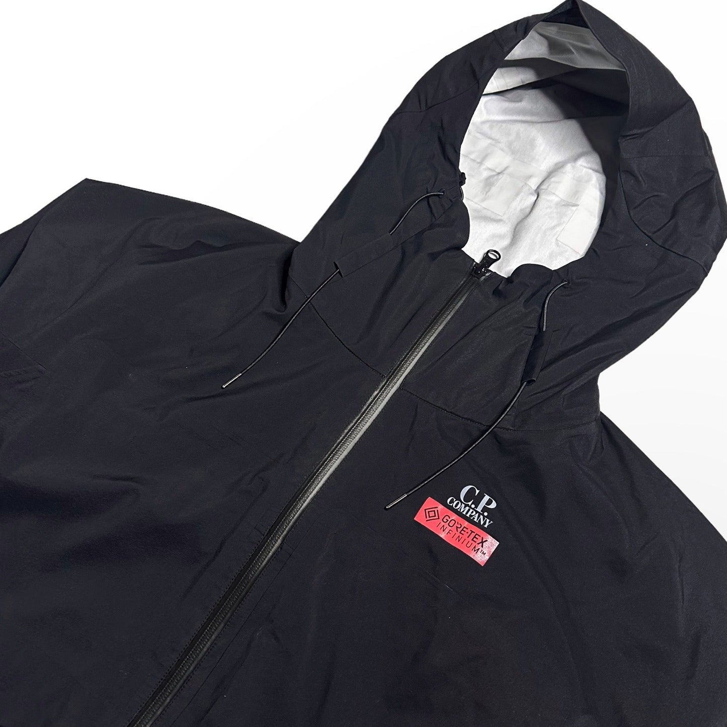 CP Company Goretex Infinium Logo Zip Up Waterproof Jacket