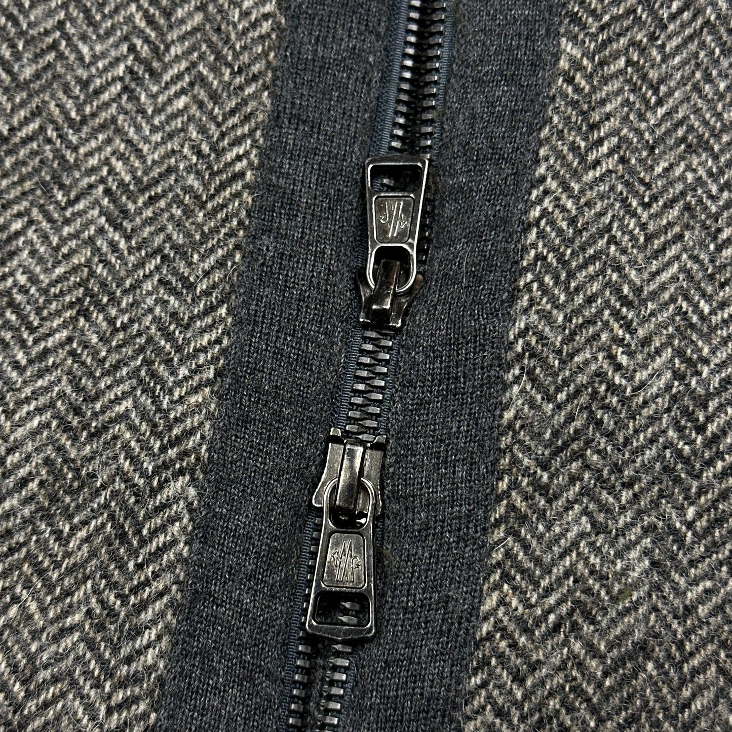 Moncler Wool & Nylon Maglione Tricot Cardigan Jacket - L (M)