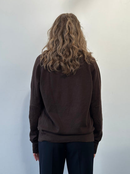 Timberland 2000s Pure Wool Knitted Logo Jumper - M/L