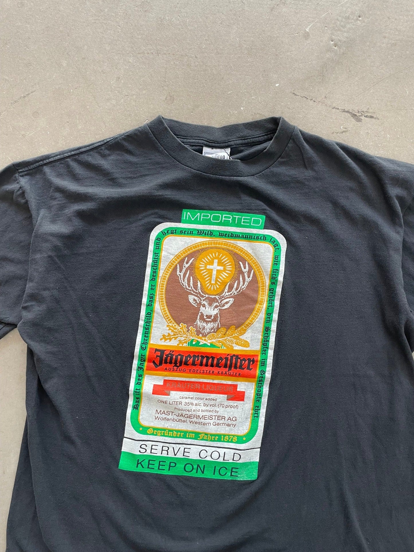 90's Jagermeister T-Shirt - L | Large, Red
