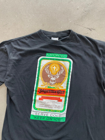 90's Jagermeister T-Shirt - L | Large, Red