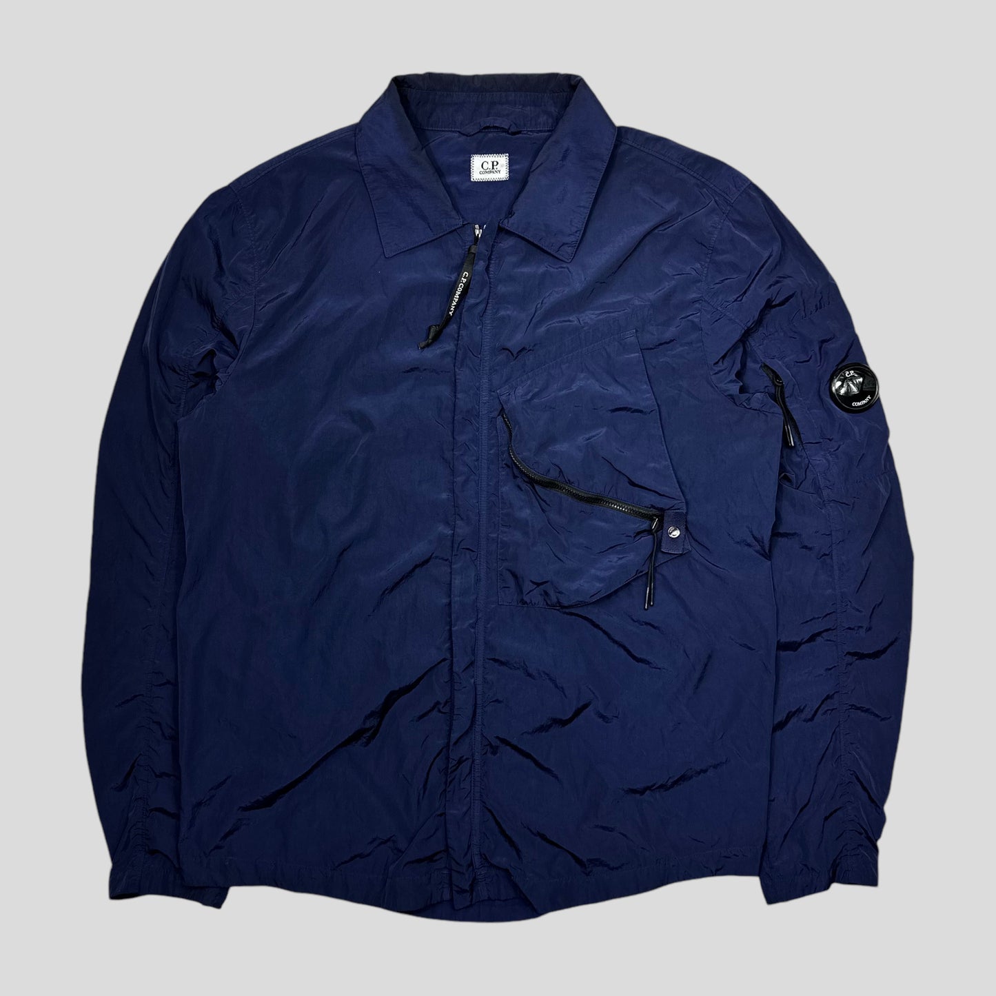 CP Company Chrome Nylon Lens Overshirt - L