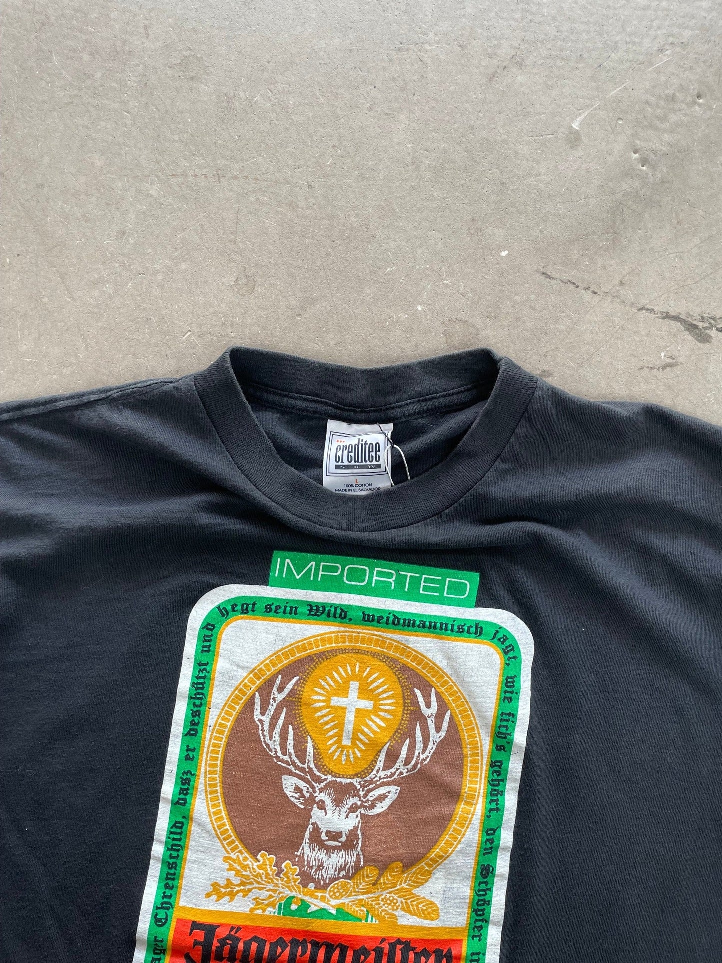 90's Jagermeister T-Shirt - L | Large, Red